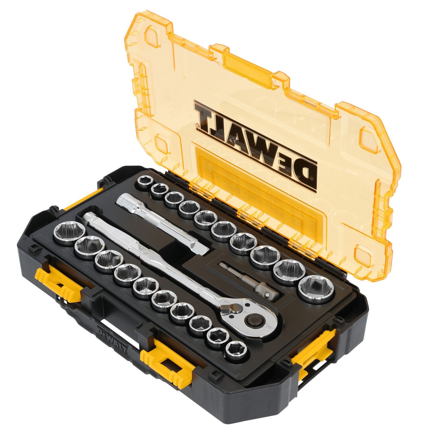 DeWalt DWMT45414 TOUGHSERIES 23-Piece TOUGH BOX 1/2 in. Drive Mechanics Tool Set