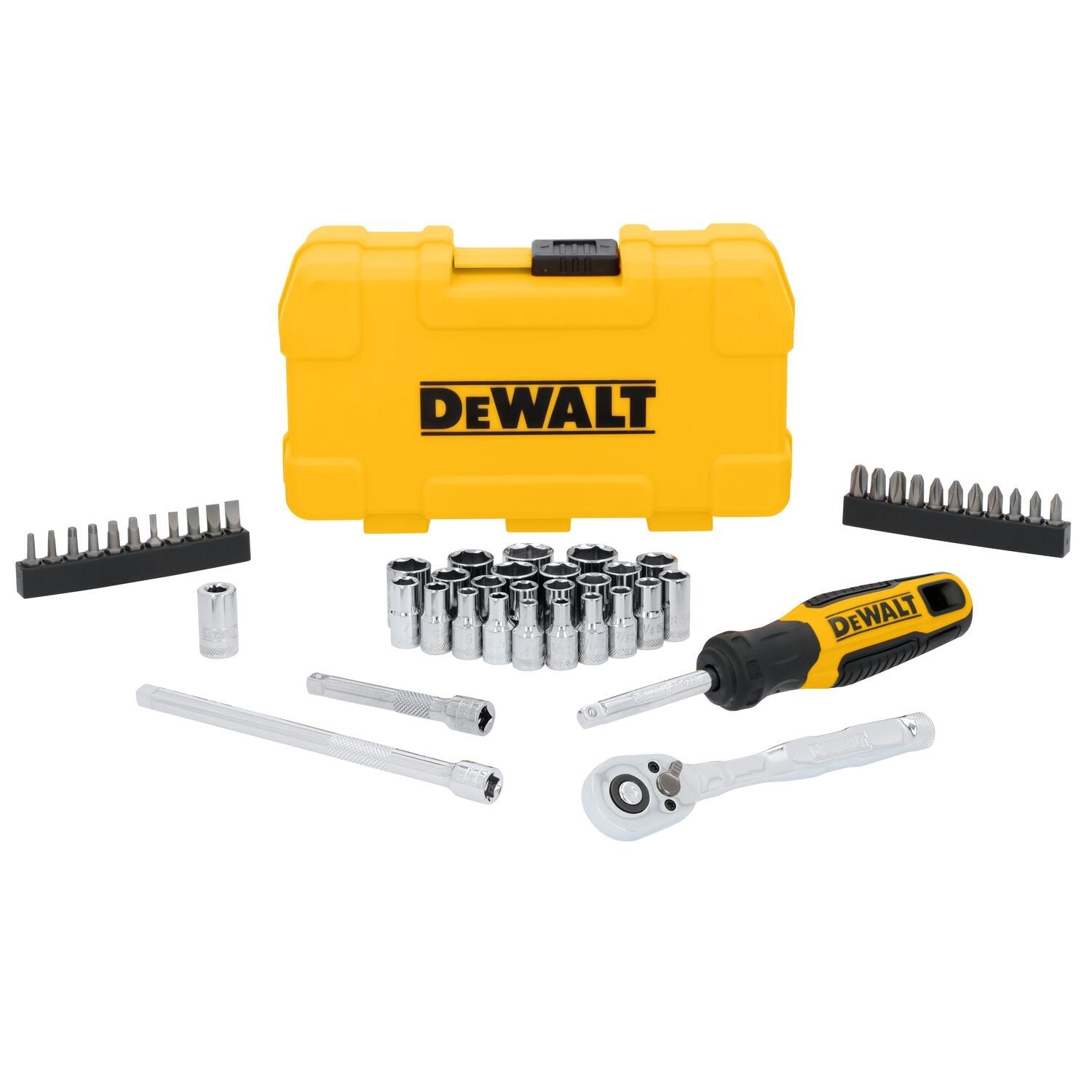 DeWalt DWMT45422 50-Piece 1/4 in. Drive Mechanics Tool Set