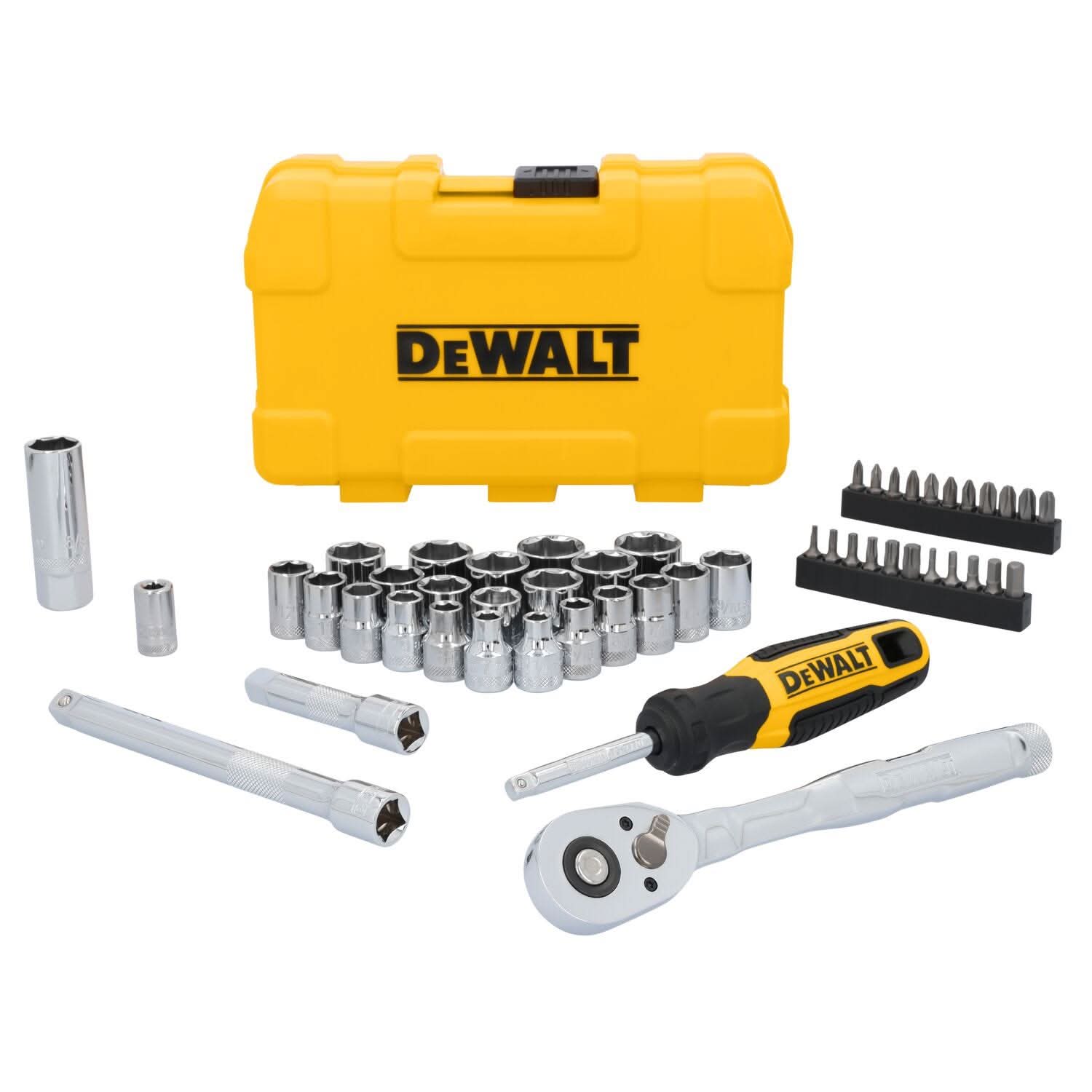 DeWalt DWMT45423 50-Piece 3/8 in. Drive Mechanics Tool Set – Tool Nut