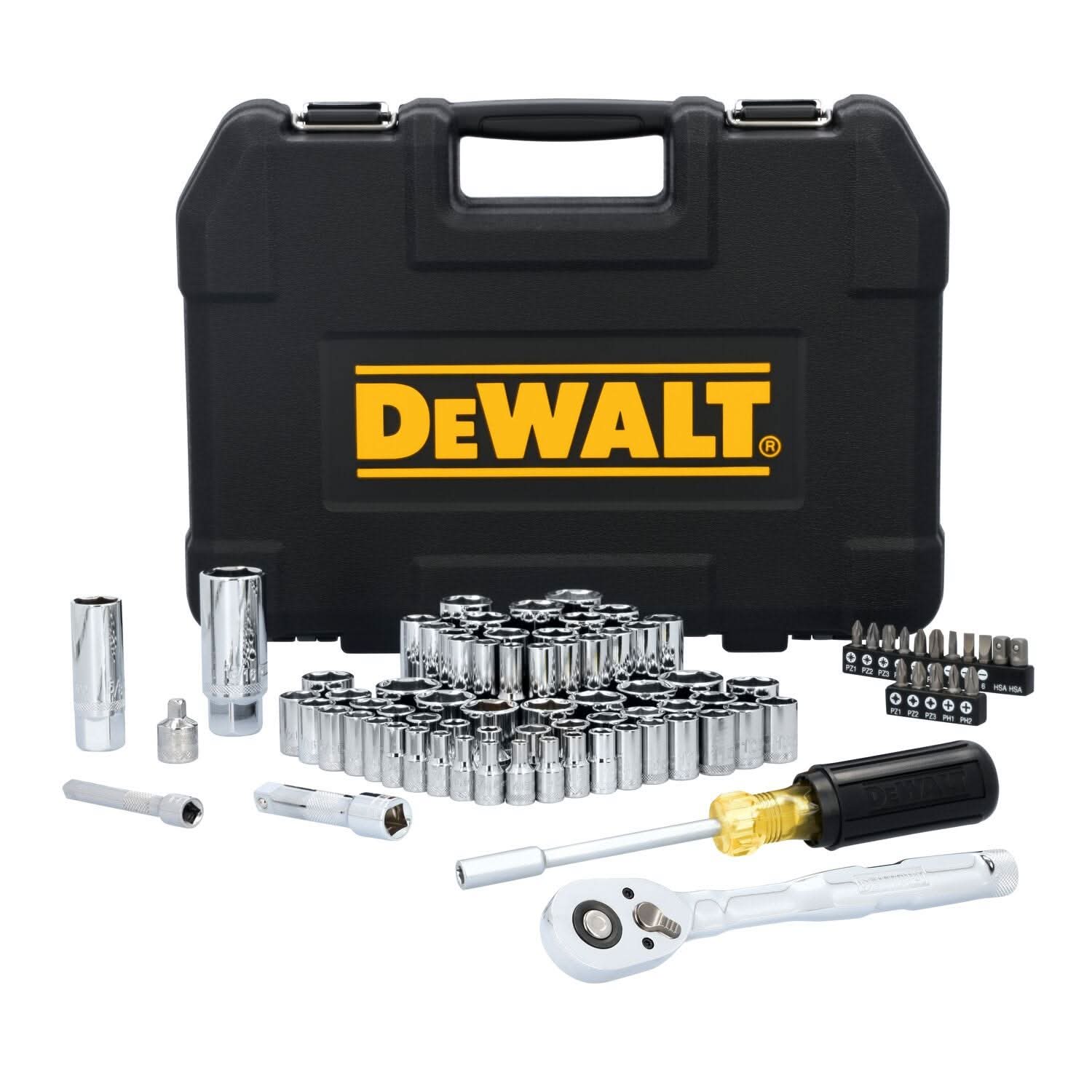 DeWalt DWMT45424 84-Piece 2 Drive Mechanics Tool Set – Tool Nut
