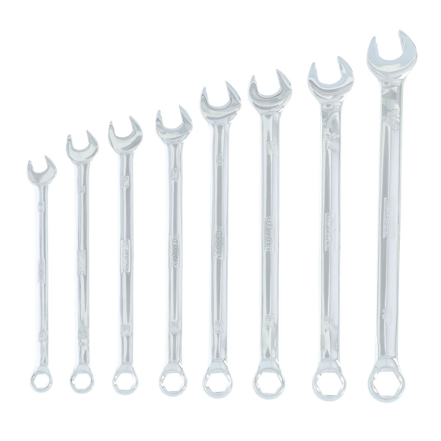 DeWalt DWMT45426 TOUGHSERIES 8-Piece Metric Combination Wrench Set