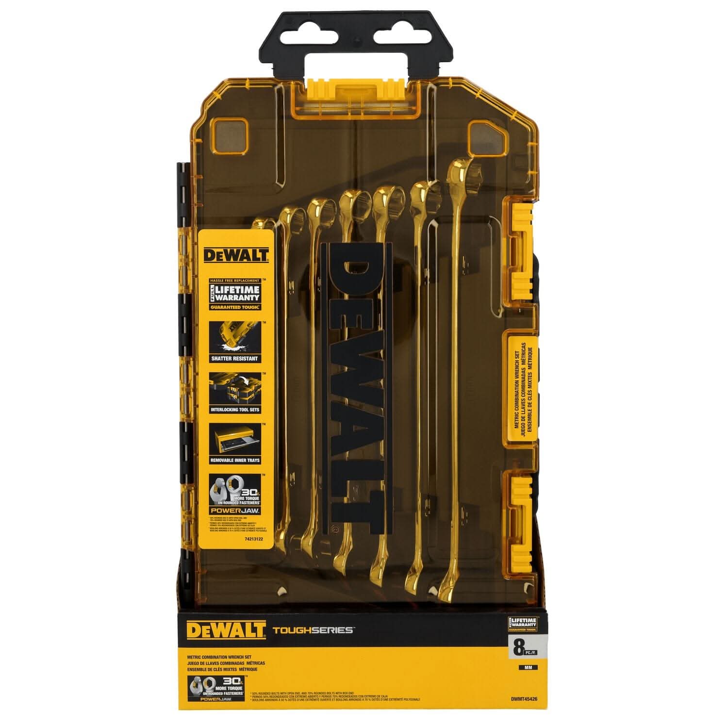 DeWalt DWMT45426 TOUGHSERIES 8-Piece Metric Combination Wrench Set