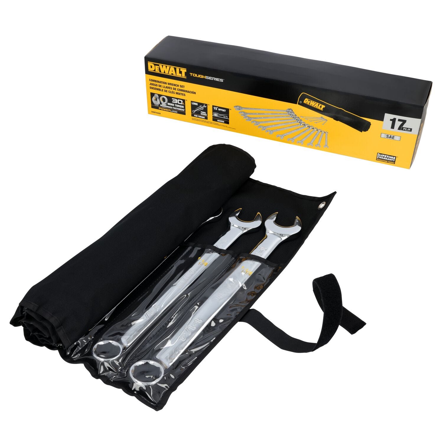 DeWalt DWMT45428 TOUGHSERIES 17-Piece SAE Combination Wrench Set