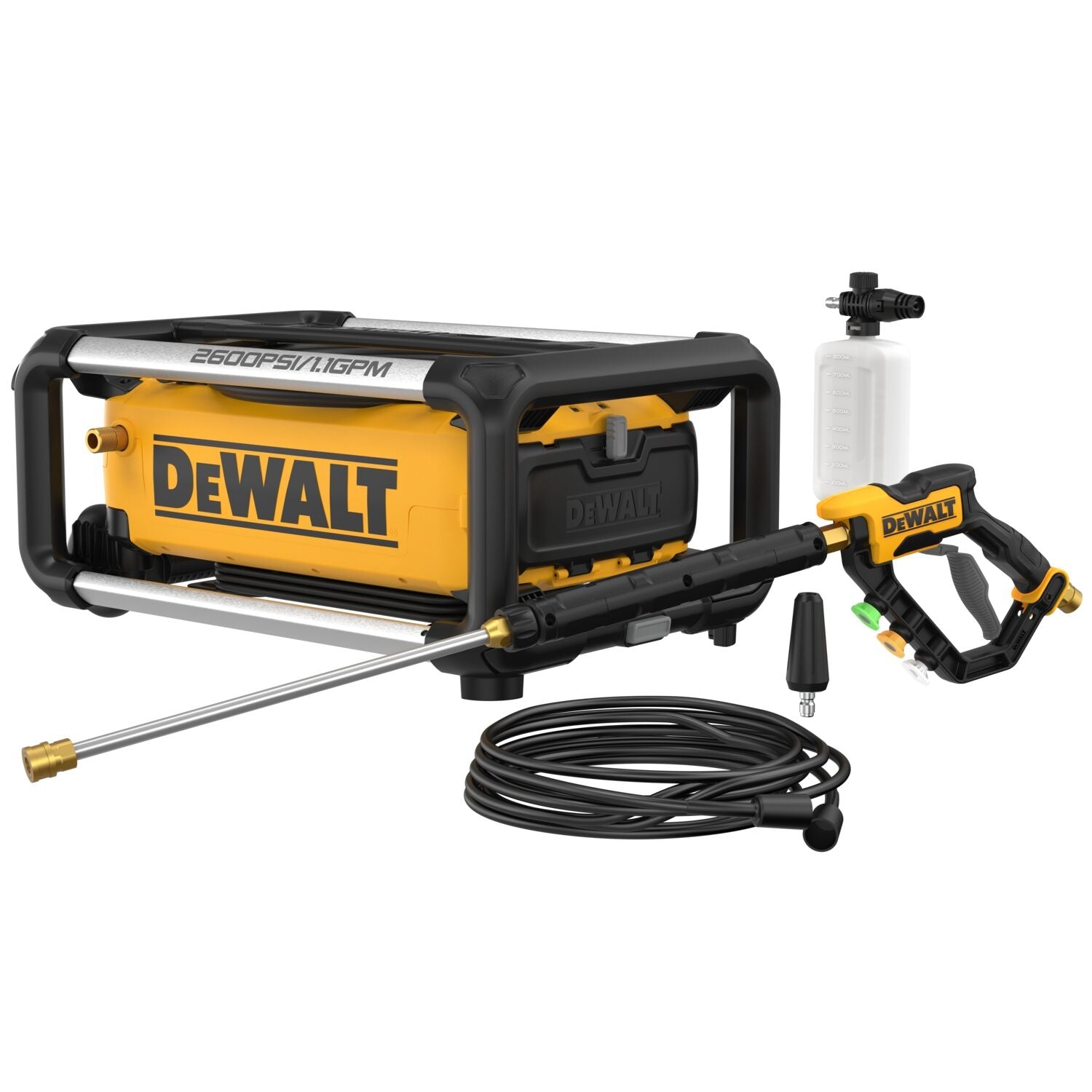DeWalt DWPW2600 13 Amp 2,600 Max PSI Jobsite Electric Cold Water Pressure Washer