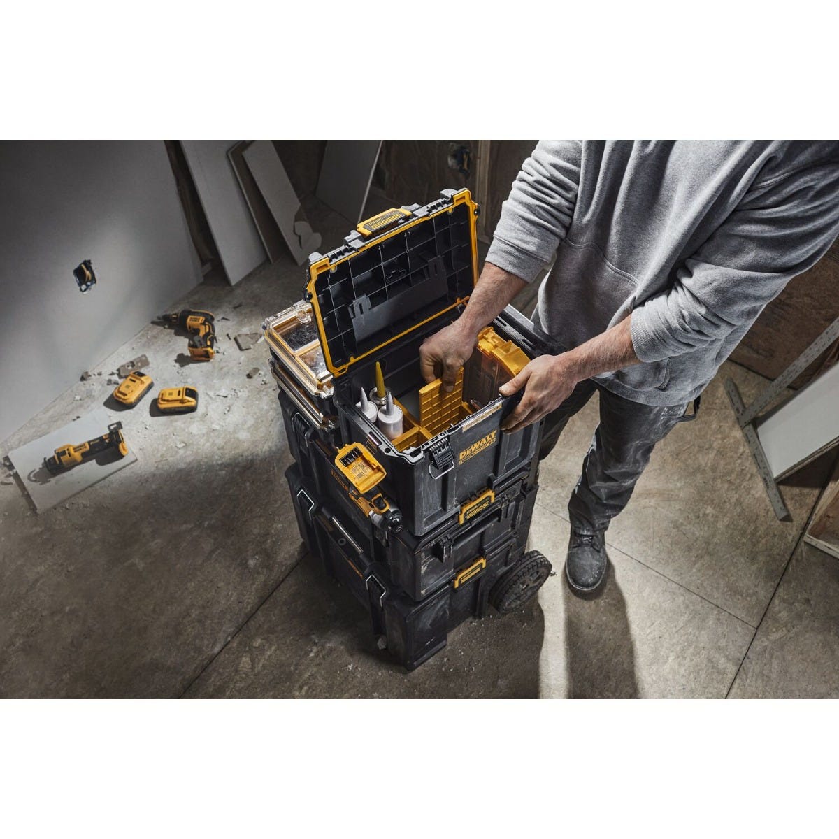 DeWalt DWST08035 ToughSystem 2.0 Half Box Compact Deep Toolbox