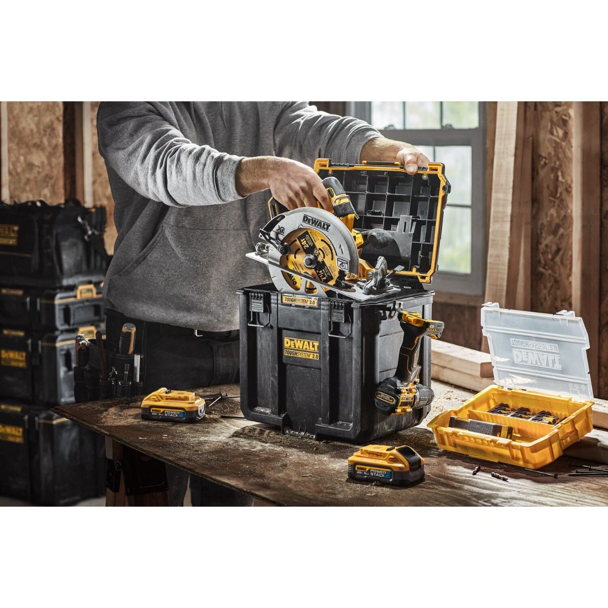 DeWalt DWST08035 ToughSystem 2.0 Half Box Compact Deep Toolbox