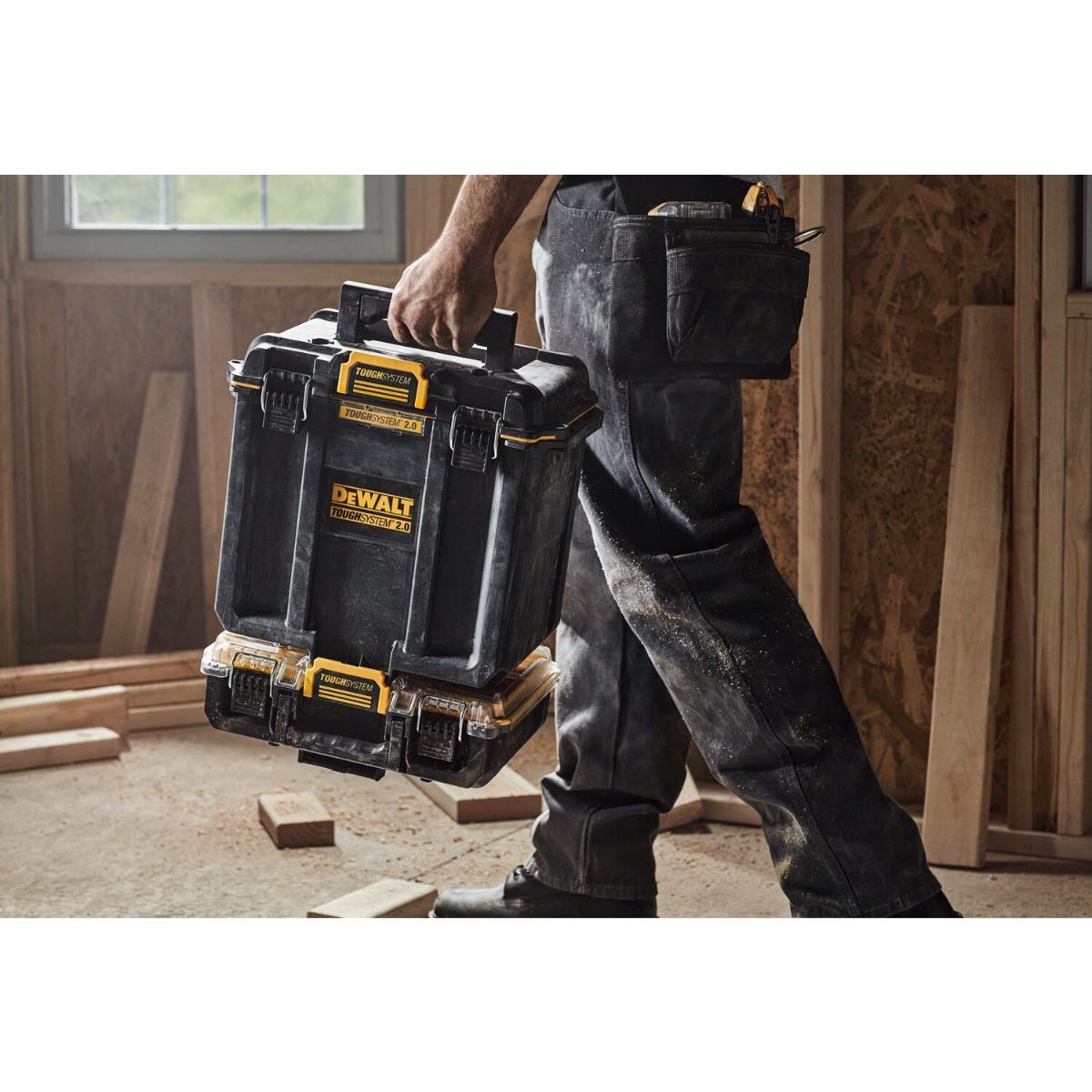 DeWalt DWST08035 ToughSystem 2.0 Half Box Compact Deep Toolbox