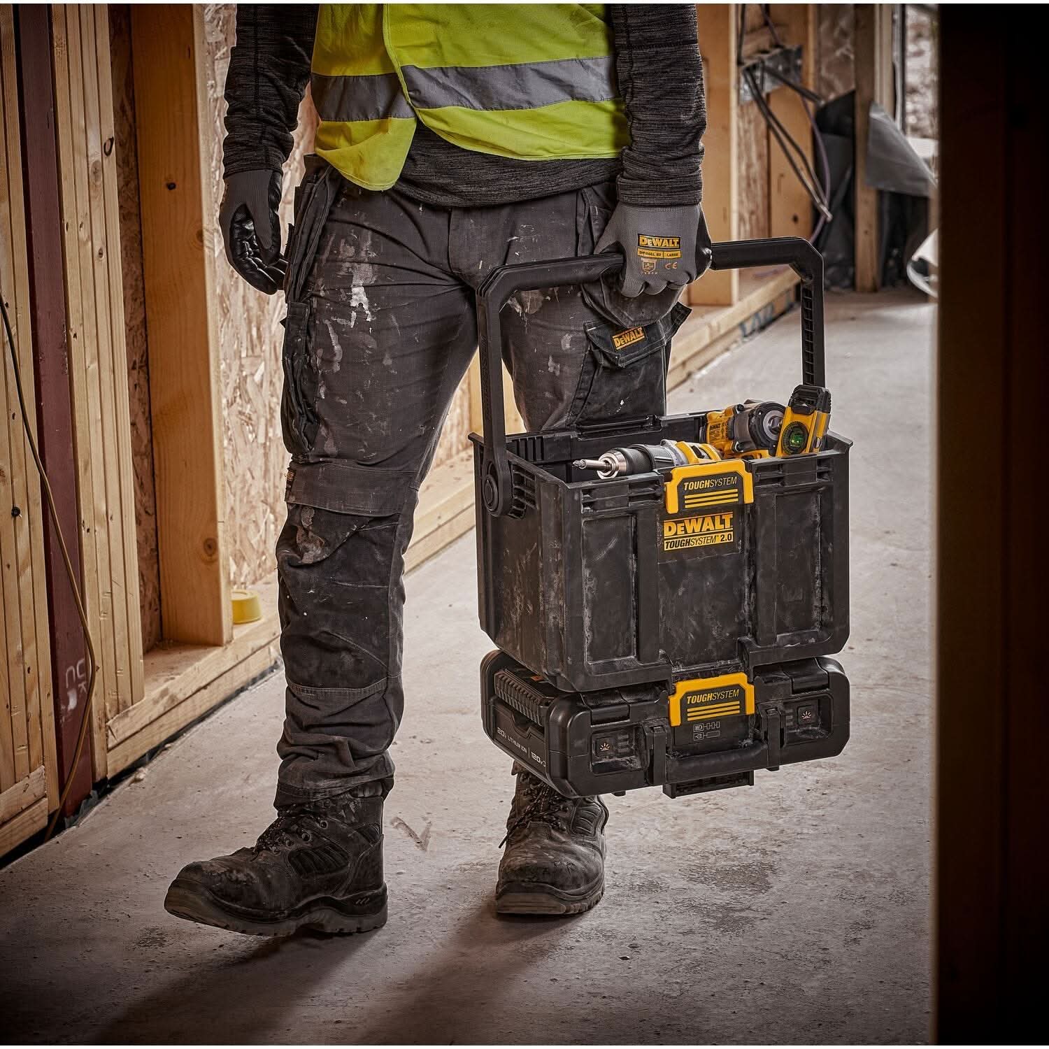 DeWalt 20V MAX ToughSystem 2.0 Light Box with 20V MAX XR POWERPACK 8.0Ah Battery
