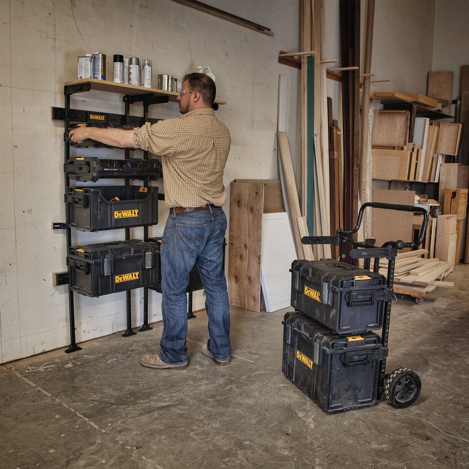 DeWalt DWST08260 ToughSystemÂ® Workshop Racking System – Tool Nut