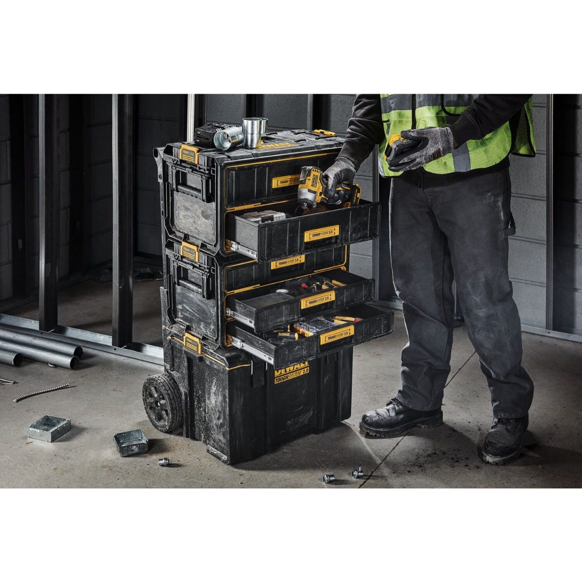 DeWalt DWST08330 ToughSystem 2.0 3-Drawer Toolbox