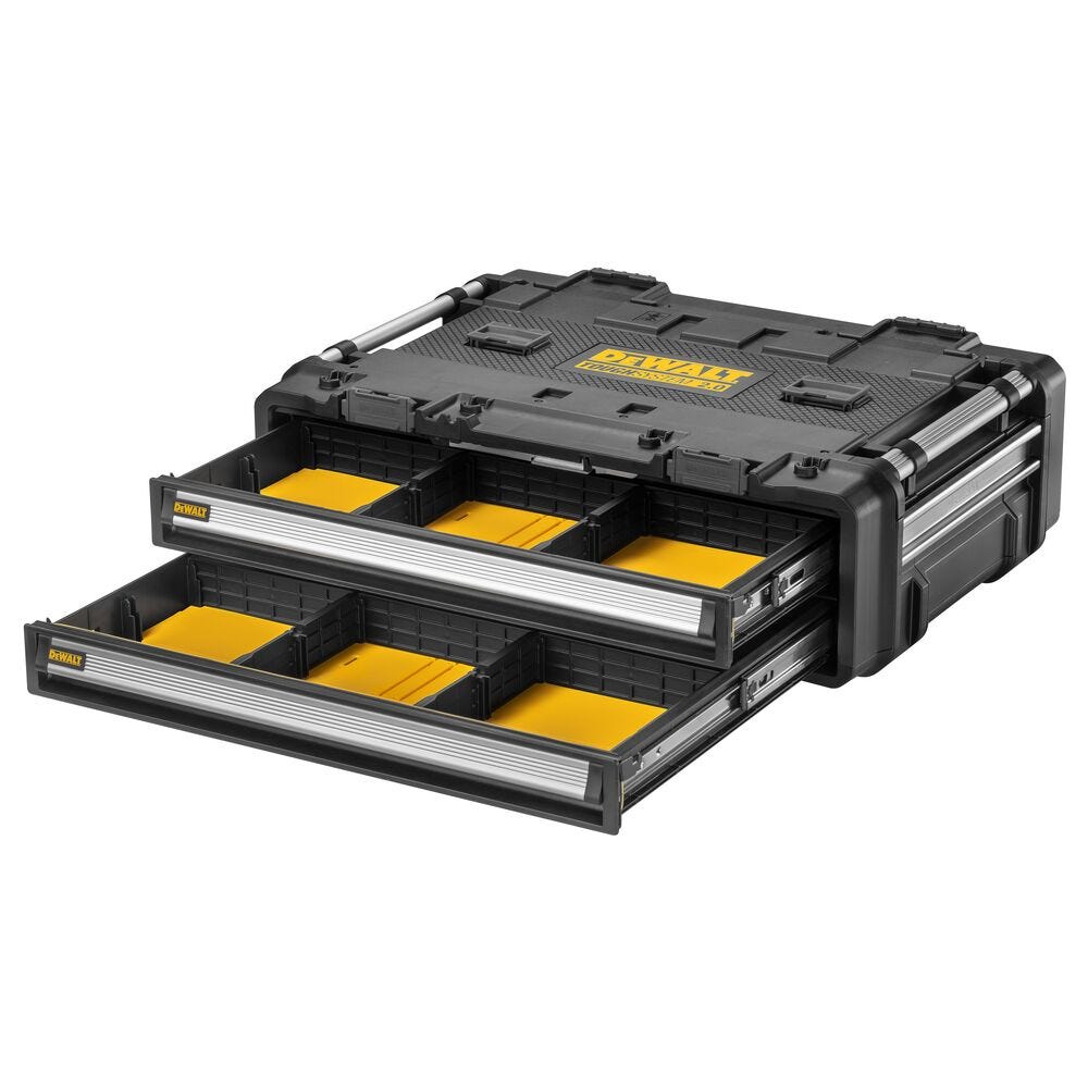 DeWalt DWST08520 TOUGHSYSTEM 2.0 DXL 30 in. Shallow Two Drawer Unit
