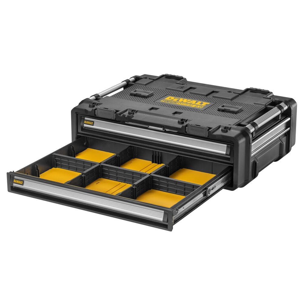 DeWalt DWST08520 TOUGHSYSTEM 2.0 DXL 30 in. Shallow Two Drawer Unit