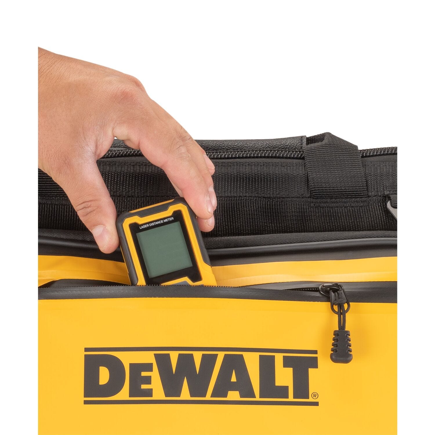DeWalt 16 in. PRO Open Mouth Tool Bag w/ 12-Piece Flex Head Ratcheting Metric Wrench Set