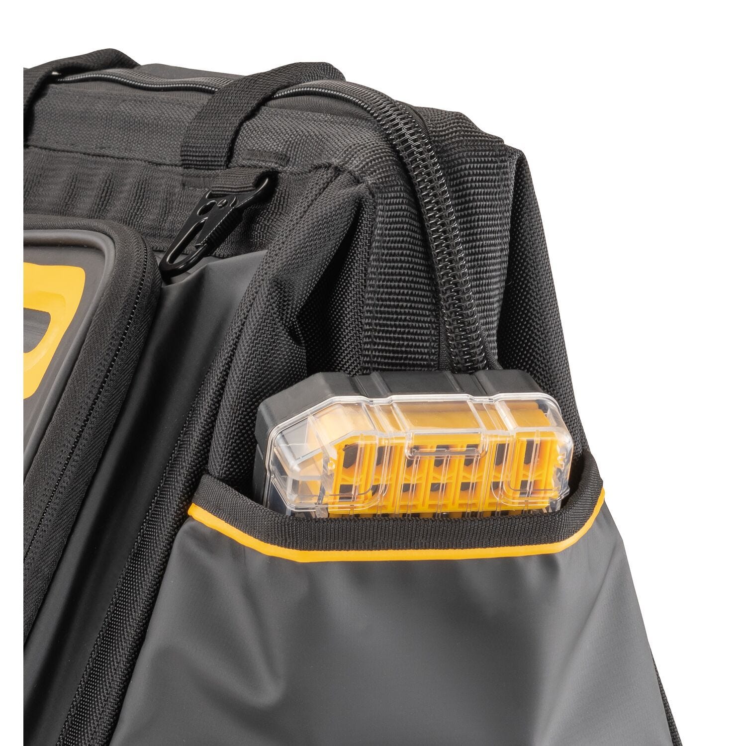DeWalt 16 in. PRO Open Mouth Tool Bag w/ 12-Piece Flex Head Ratcheting Metric Wrench Set