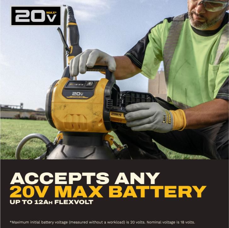 DeWALT 2‑Gallon 20V MAX Compressed Air Sprayer, Tool Only (DXSP190876B)