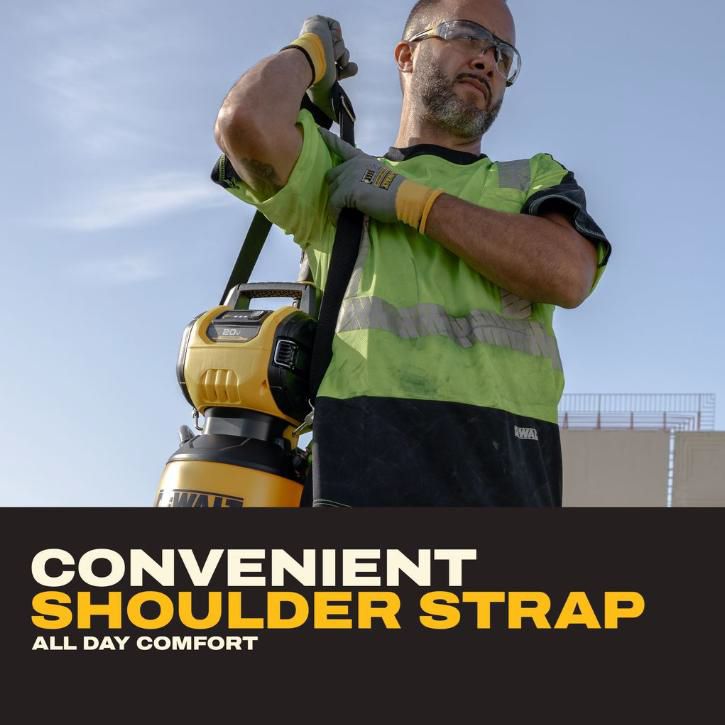 DeWALT 2‑Gallon 20V MAX Compressed Air Sprayer, Tool Only (DXSP190876B)