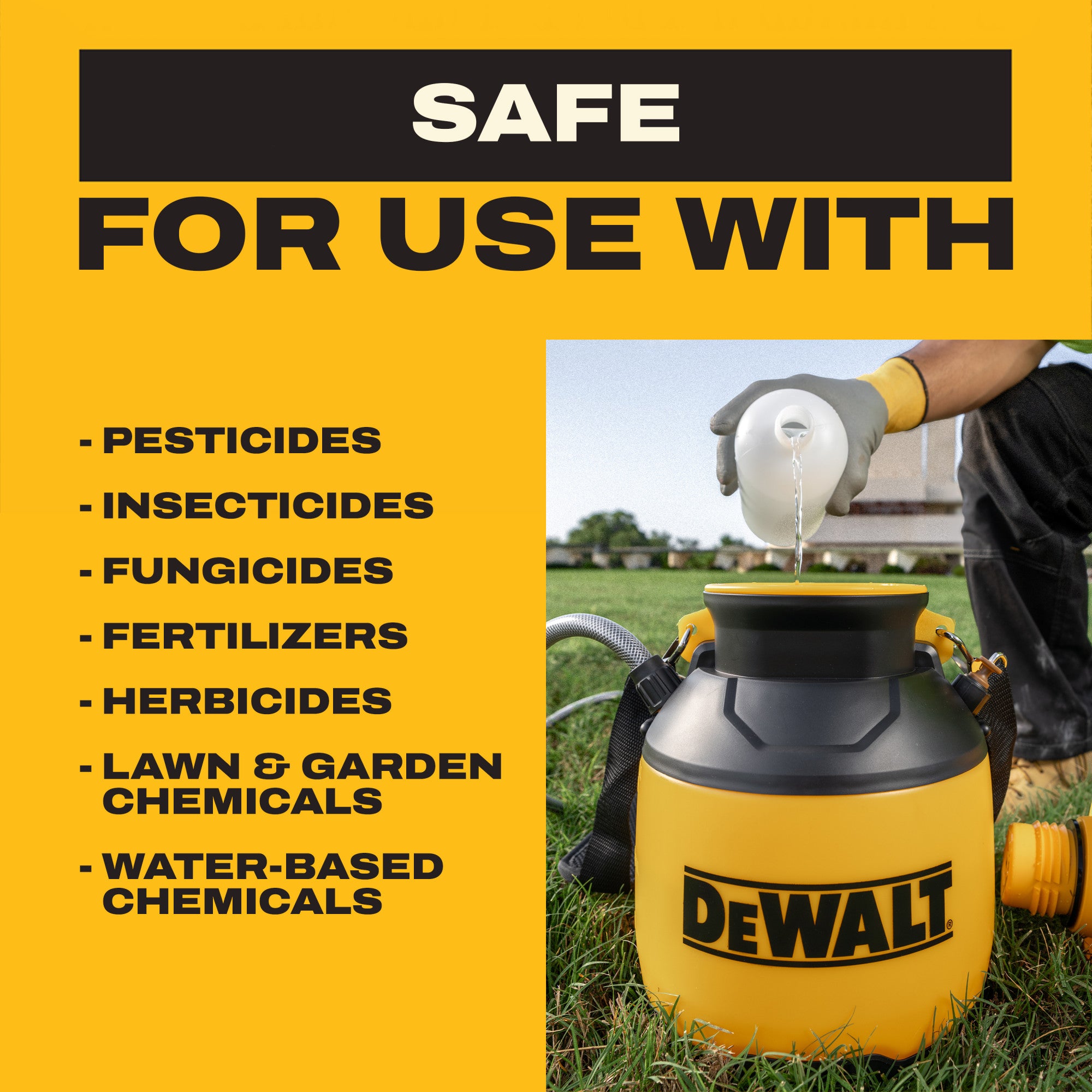 DeWALT 2‑Gallon 20V MAX Compressed Air Sprayer, Tool Only (DXSP190876B)