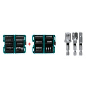 Makita Impact XPS 60 Pc. Impact Bit Set with Impact XPS 35 Pc. Impact Bit Set & Impact XPS 3 Pc. Square 2" Socket Adapter Set
