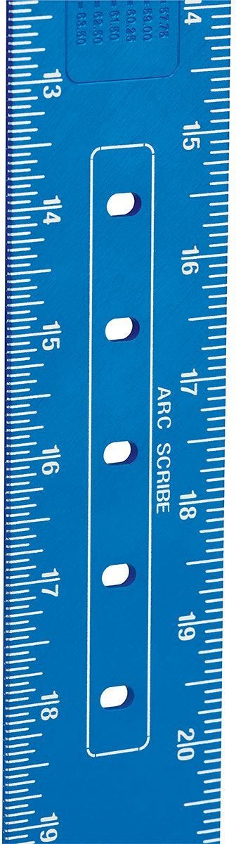 Empire 1190 16-in. x 24-in. True Blue Laser Etched Framing Square