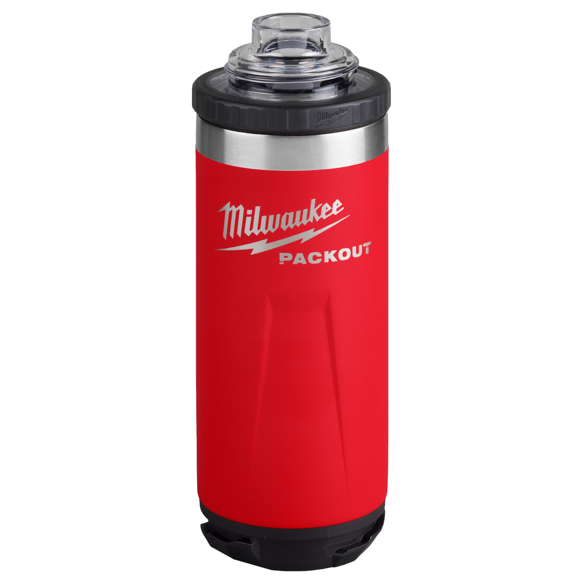 Milwaukee PACKOUT 18oz Red Insulated Bottle with Chug Lid