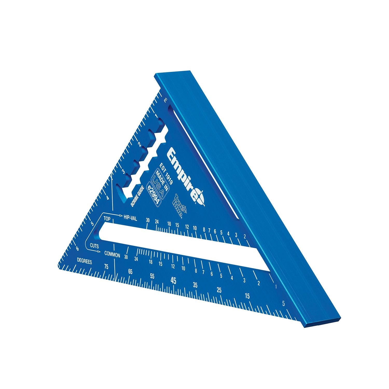 Empire E2994 7 in. Laser Etched Aluminum Rafter Square