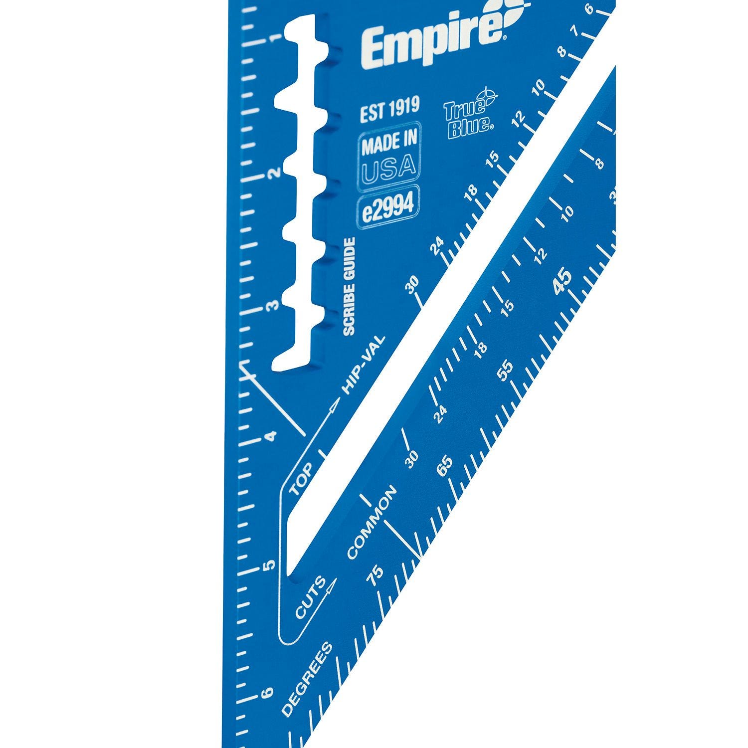 Empire E2994 7 in. Laser Etched Aluminum Rafter Square