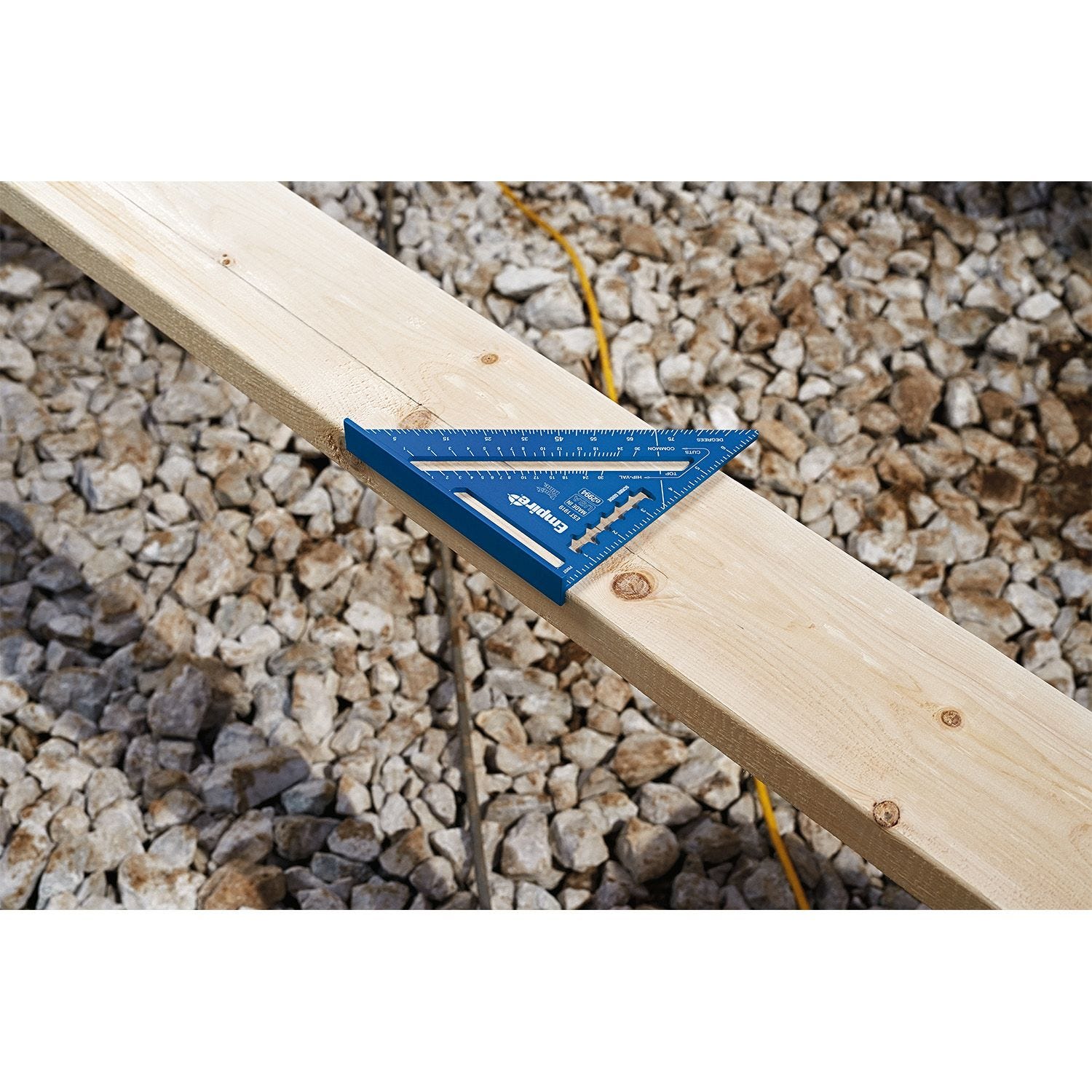 Empire E2994 7 in. Laser Etched Aluminum Rafter Square
