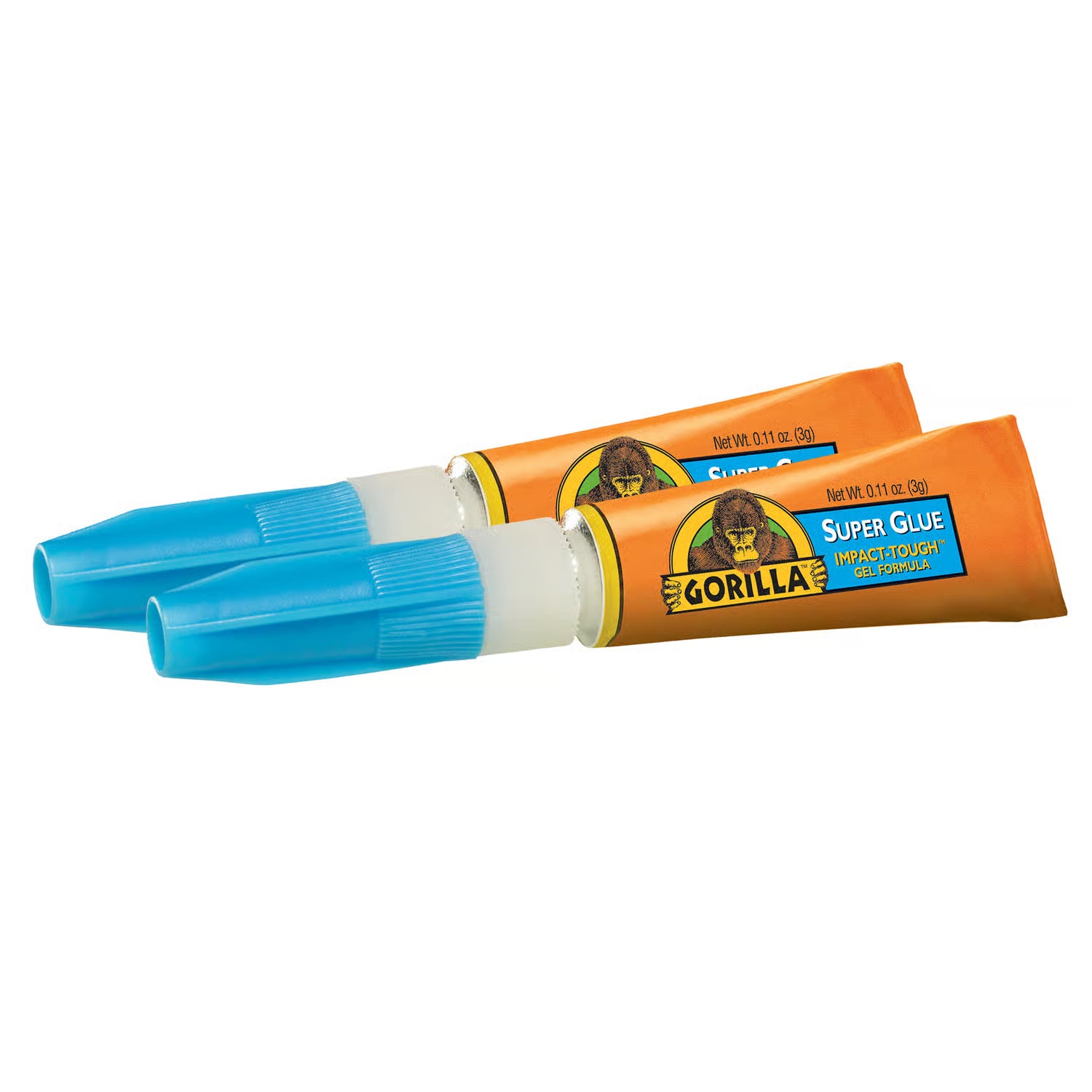 Gorilla Glue High Strength Clear Super Glue, 2-Pack of 0.22-oz. Tubes (7800109)