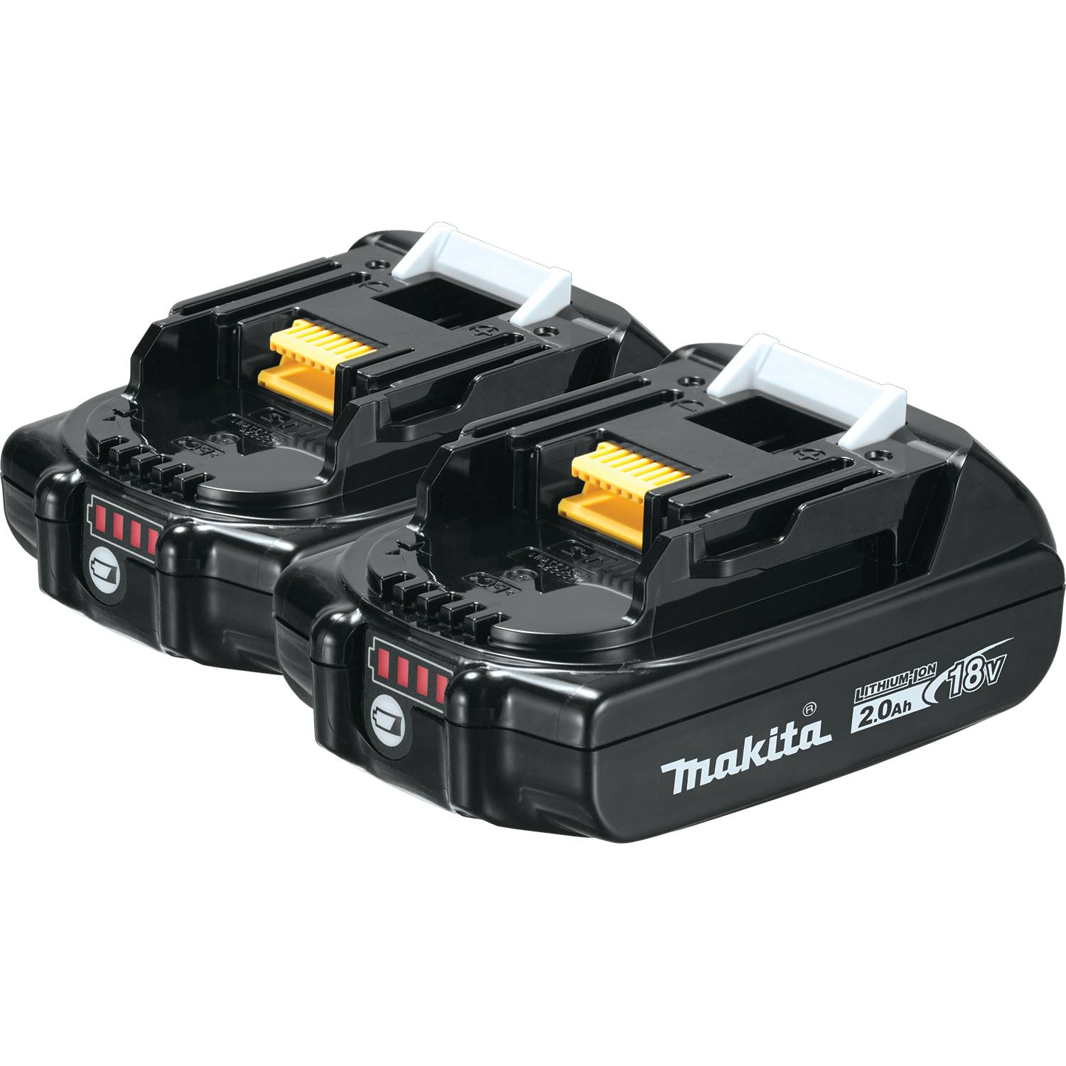 Makita BL1820B-2 18V LXT Lithium-Ion Compact 2.0Ah Battery, 2/pk