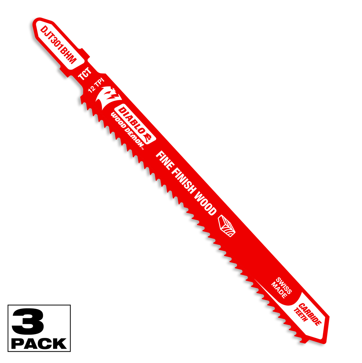 Diablo 4-5/8 in. 12 TPI Wood Demon Carbide Teeth Jig Saw Blade for Fine Finish Wood (DJT301BHM3)