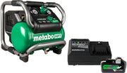 Metabo HPT EC36DAQ4M 36V Brushless 2-Gallon Air Compressor plus 36V/18V MultiVolt Battery and Charger 4.0Ah/8.0Ah Starter Kit