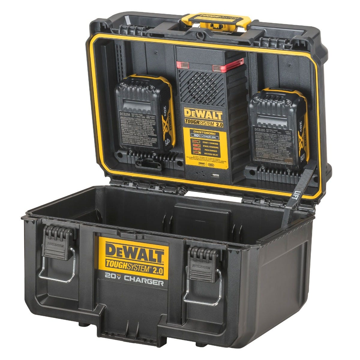 DeWalt DWST08050 ToughSystem 2.0 20V MAX Dual Port Charging Case
