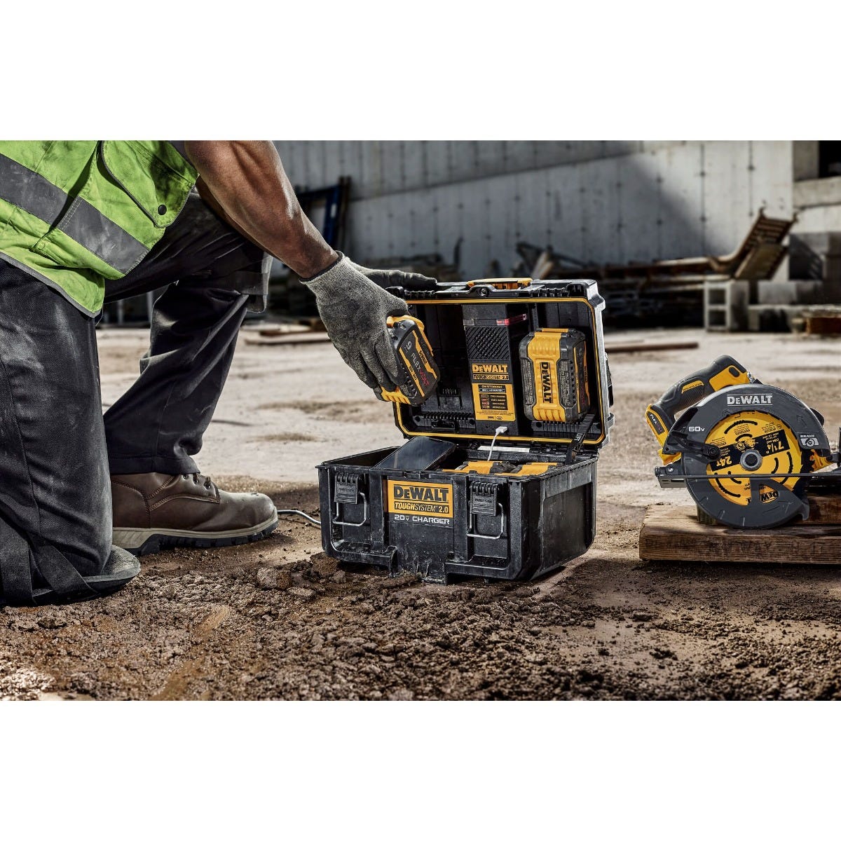 DeWalt DWST08050 ToughSystem 2.0 20V MAX Dual Port Charging Case
