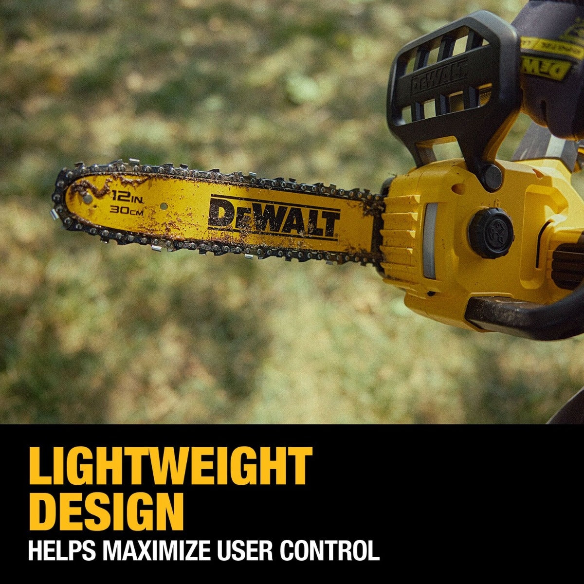 DeWalt DCCS621B 20V MAX* Compact 12 in. Brushless Cordless Chainsaw, Tool Only