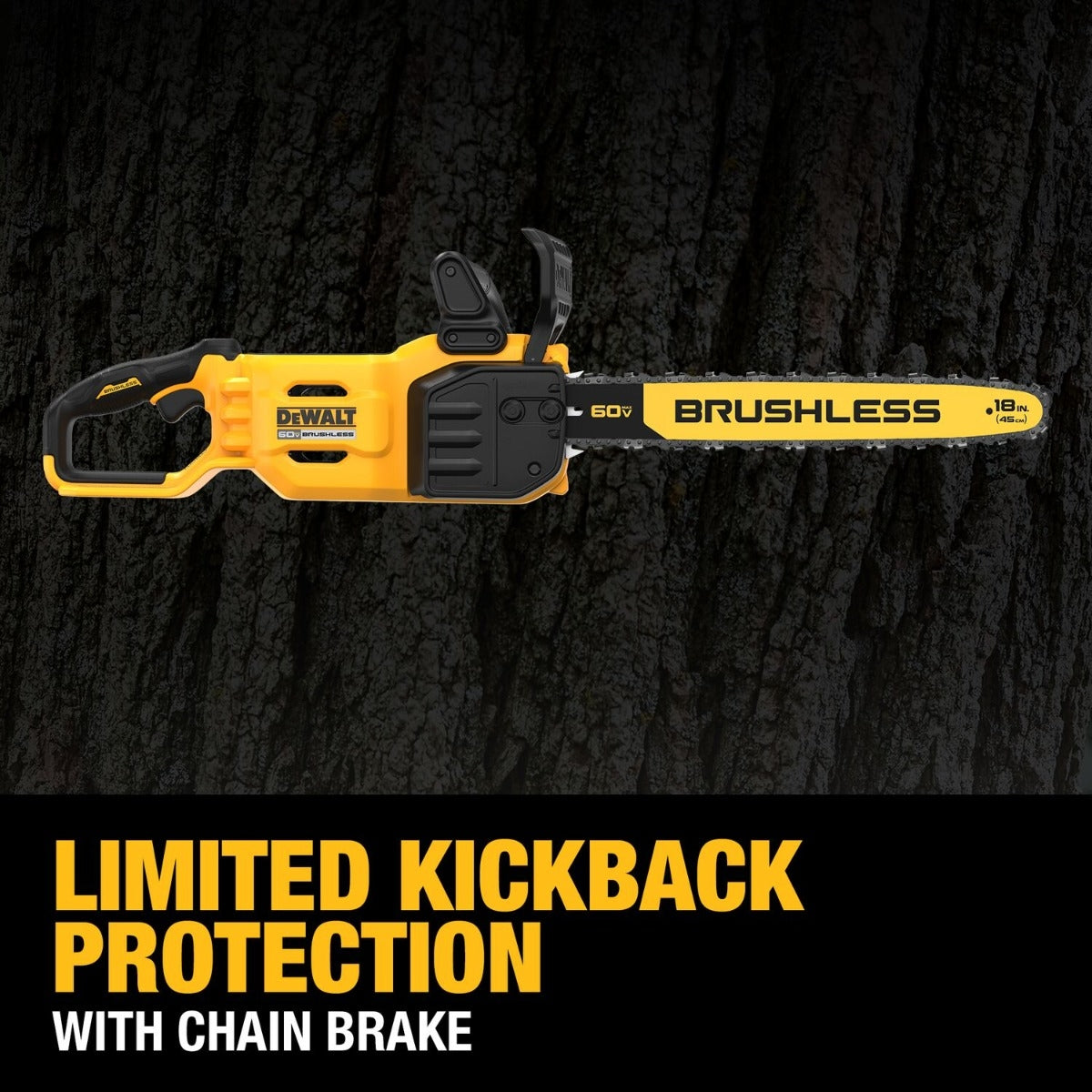 DeWalt DCCS672B DW 60V 18IN Chainsaw, Bare