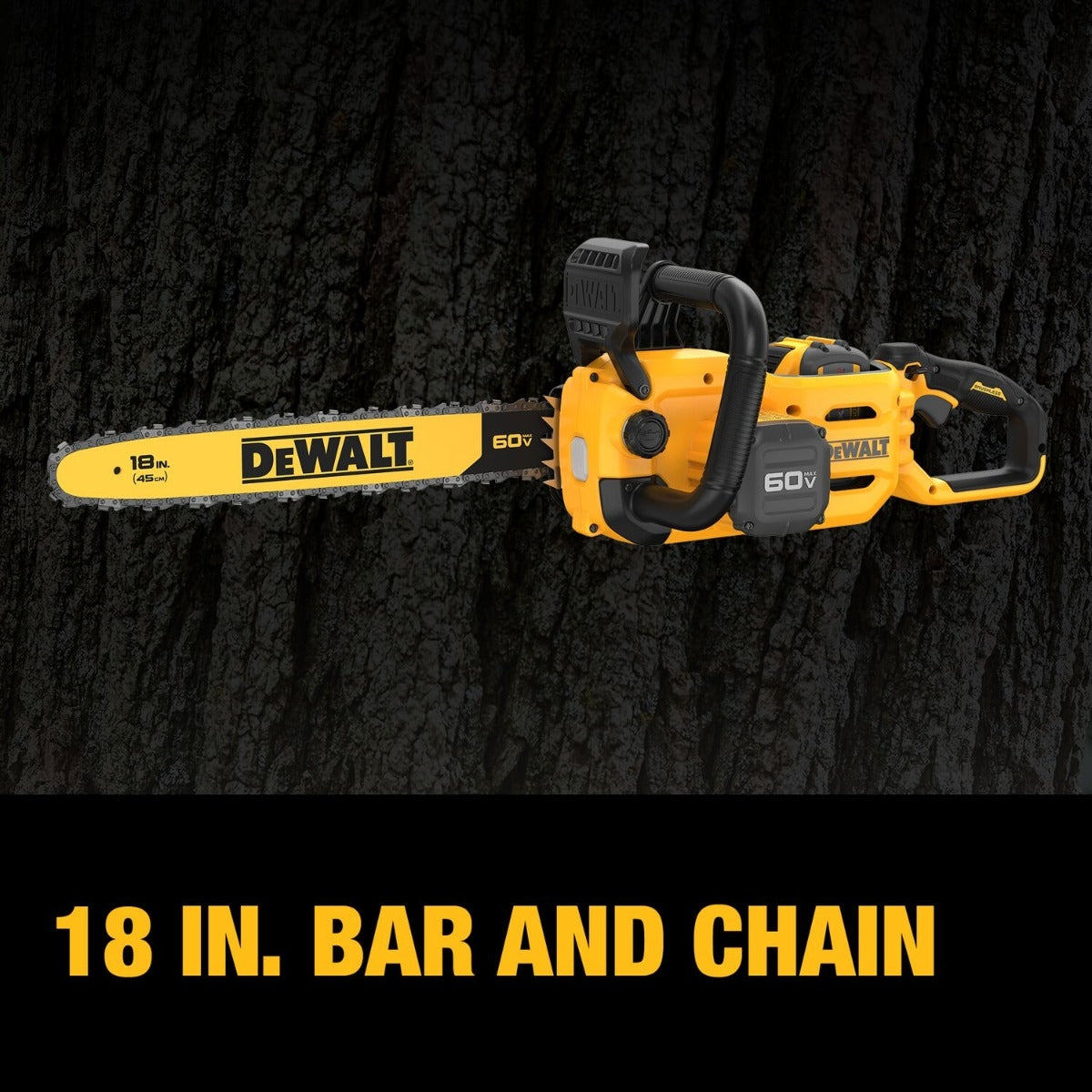 DeWALT DCCS672X1 FLEXVOLT 60V MAX 18-in. Brushless Chainsaw 9.0Ah Kit