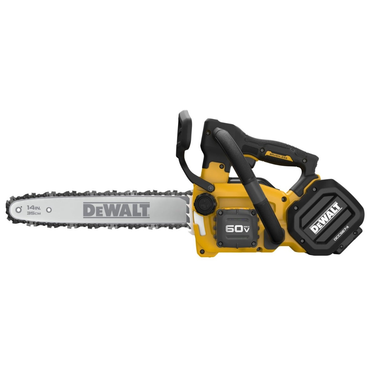 DeWalt DCCS674B FLEXVOLT 20V/60V MAX Brushless 14 in. Chainsaw, Tool Only
