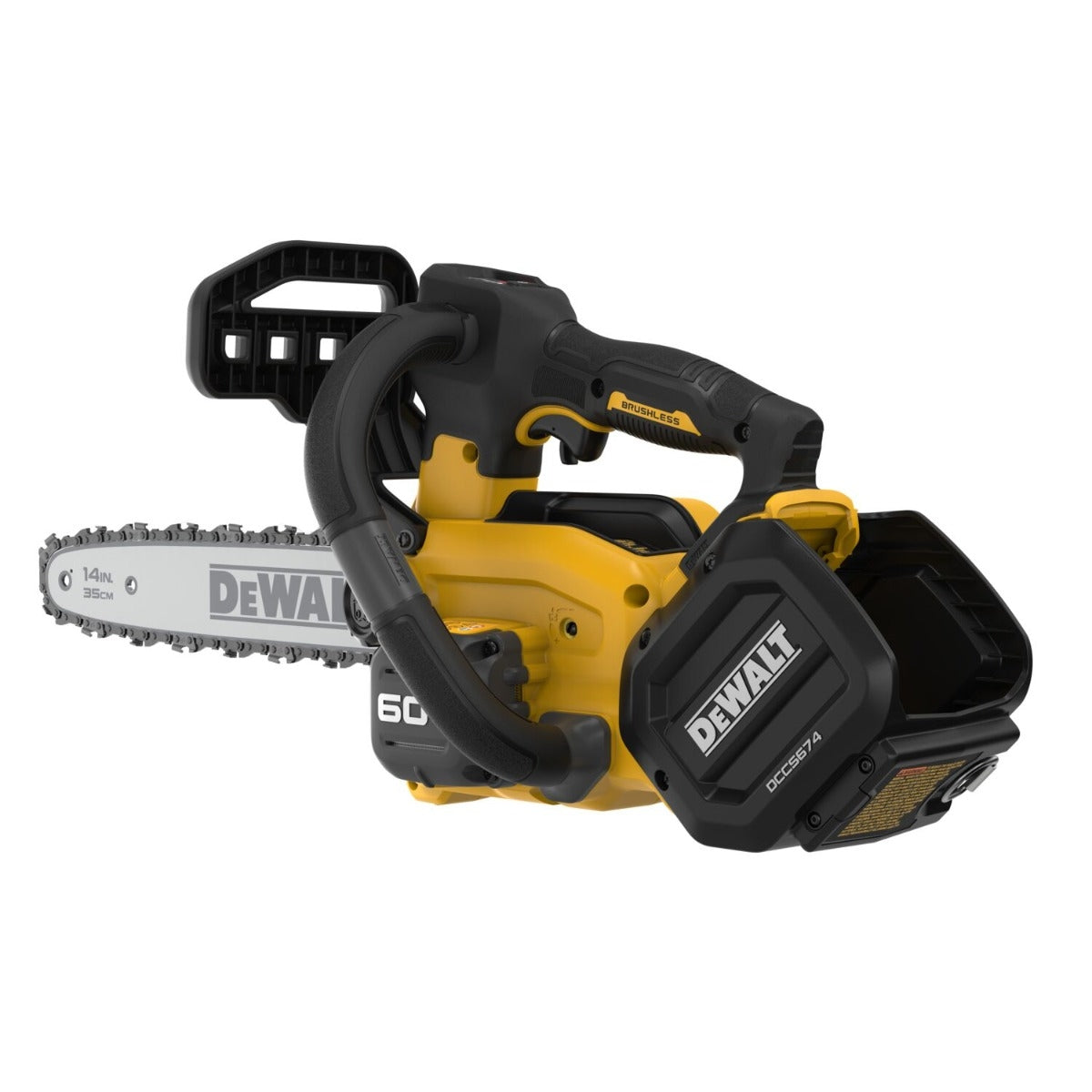 DeWalt DCCS674B FLEXVOLT 20V/60V MAX Brushless 14 in. Chainsaw, Tool Only
