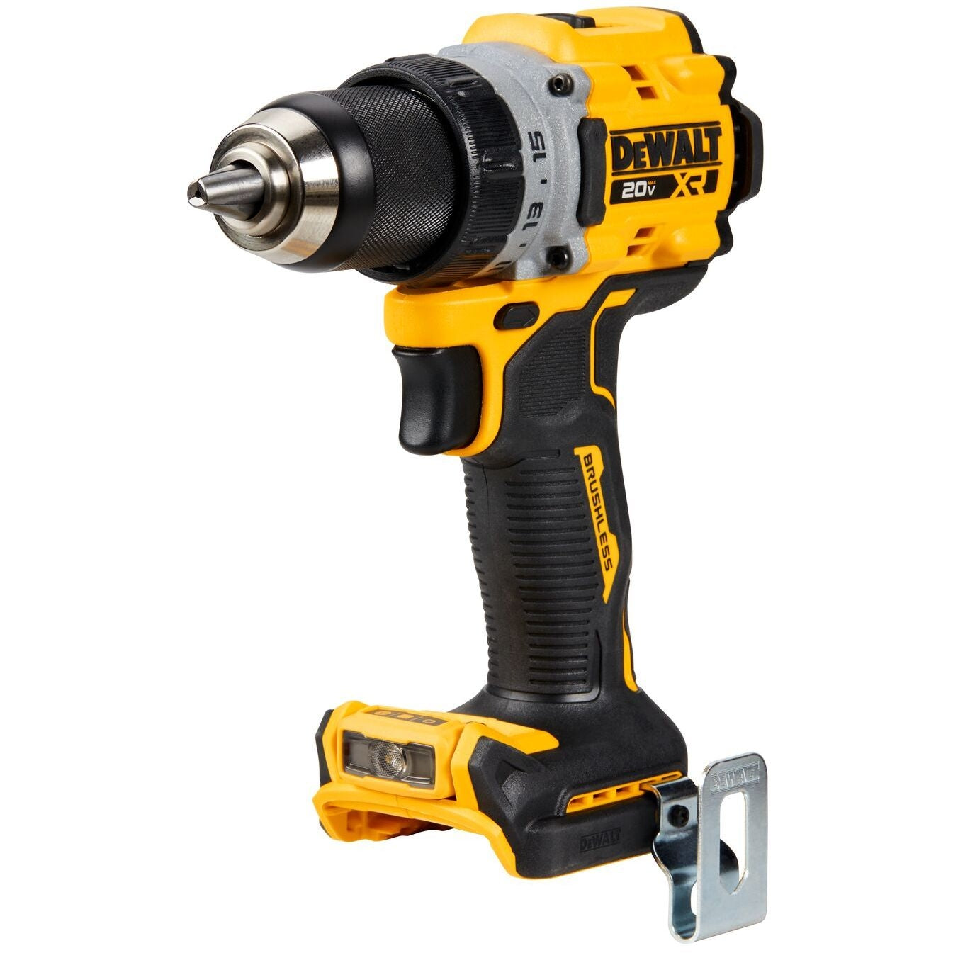DeWALT DCD800B 20V MAX XR Brushless Compact 1/2-in. Drill/Driver, Tool Only