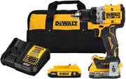 DeWALT DCD800D1E1 20V MAX XR Brushless Compact 1/2-in. Drill/Driver PowerStack 1.7Ah Kit
