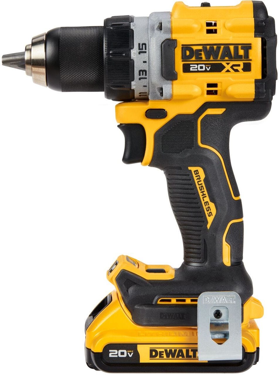 DeWALT DCD800D2 20V MAX XR Brushless Compact 1/2-in. Drill/Driver 2.0Ah Kit