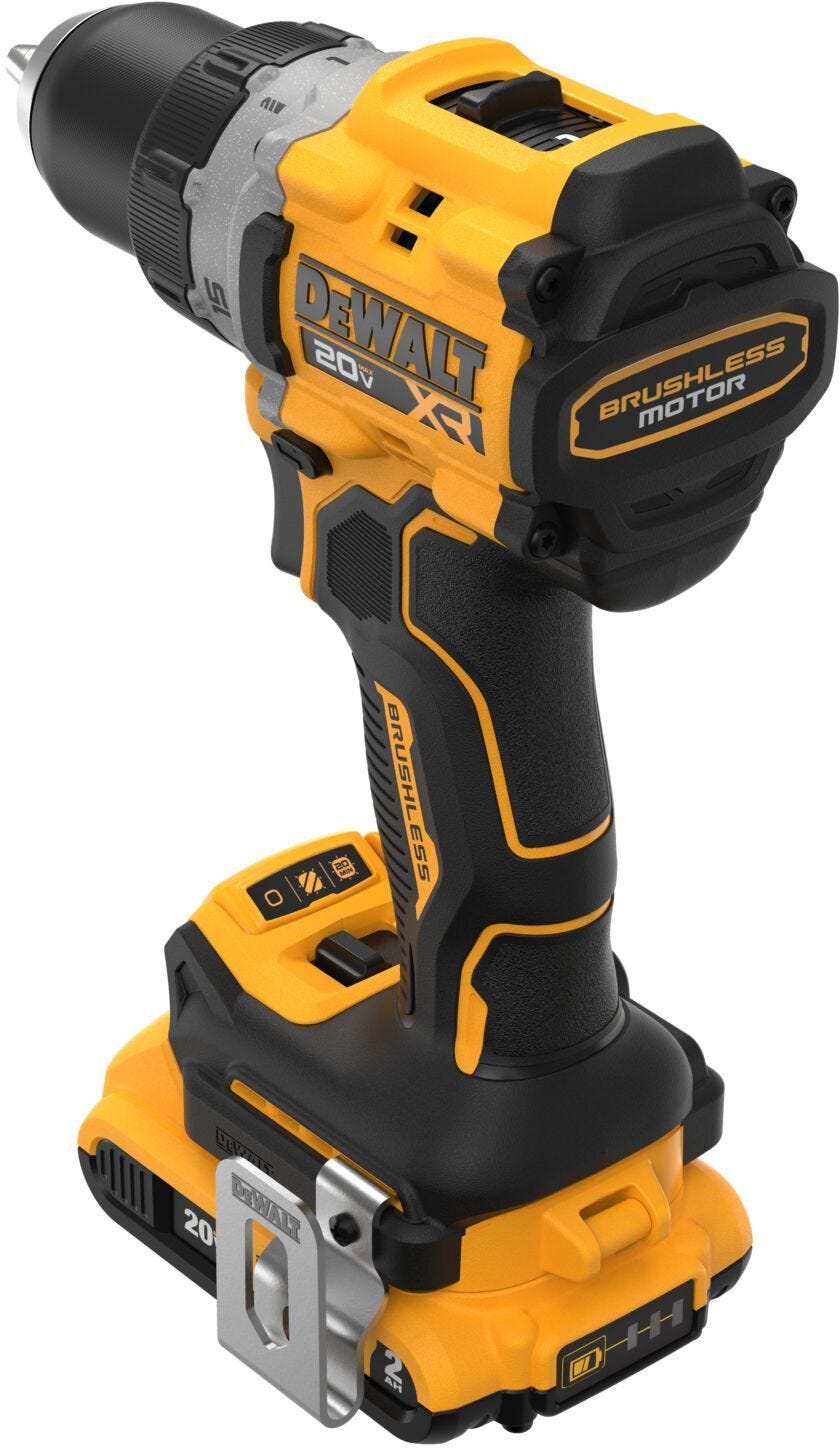 DeWALT DCD800D2 20V MAX XR Brushless Compact 1/2-in. Drill/Driver 2.0Ah Kit