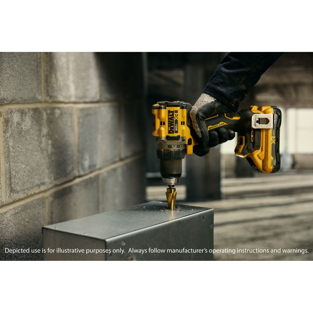 DeWALT DCD801B 20V MAX XR Brushless Cordless 1/2-in. Drill/Driver, Tool Only