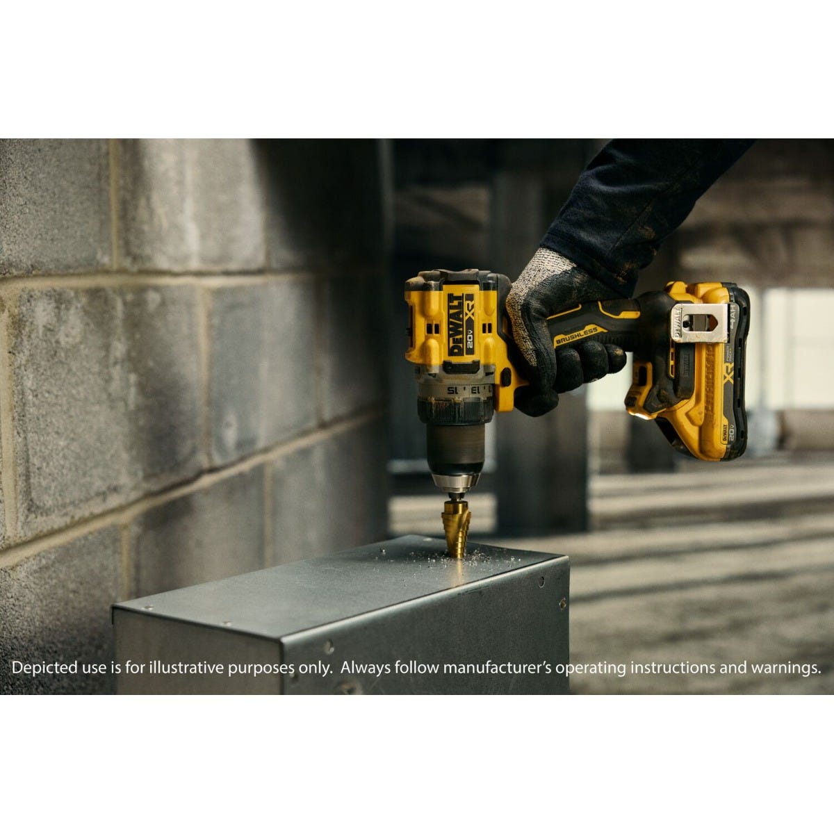 DeWALT DCD801QQ2 20V MAX XR Brushless Cordless 1/2-in. Drill/Driver POWERPACK 4.0Ah Kit