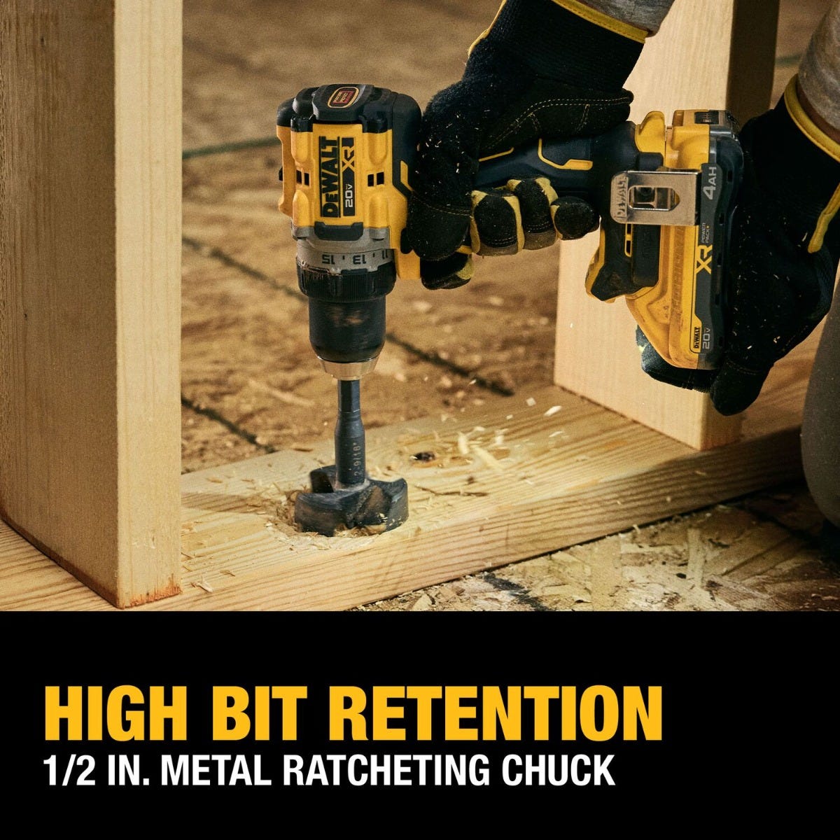 DeWALT DCD801QQ2 20V MAX XR Brushless Cordless 1/2-in. Drill/Driver POWERPACK 4.0Ah Kit