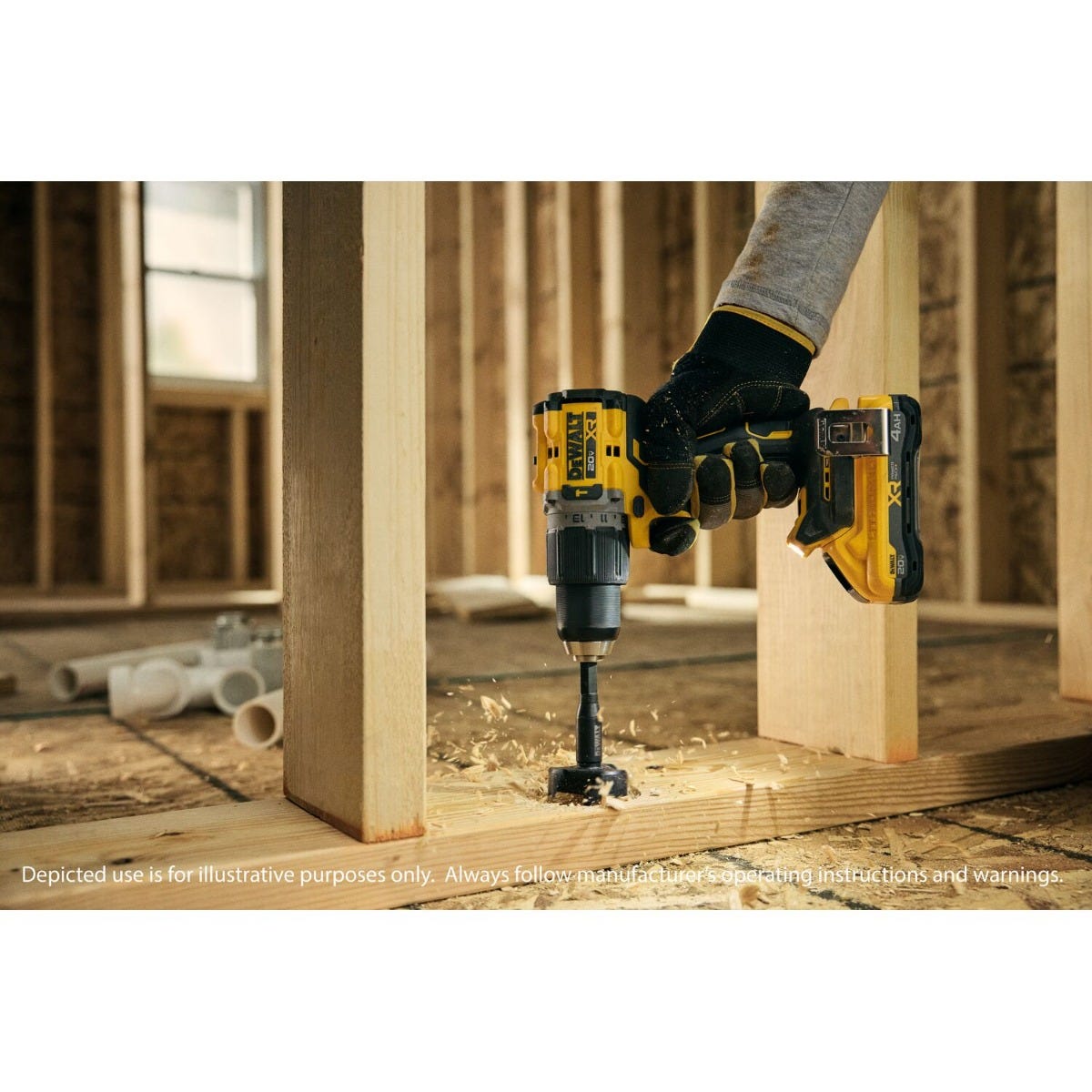 DeWALT DCD806B 20V MAX XR Brushless Cordless 1/2-in. Hammer Drill, Tool Only