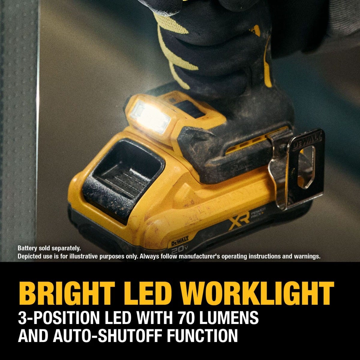 DeWALT DCD806B 20V MAX XR Brushless Cordless 1/2-in. Hammer Drill, Tool Only