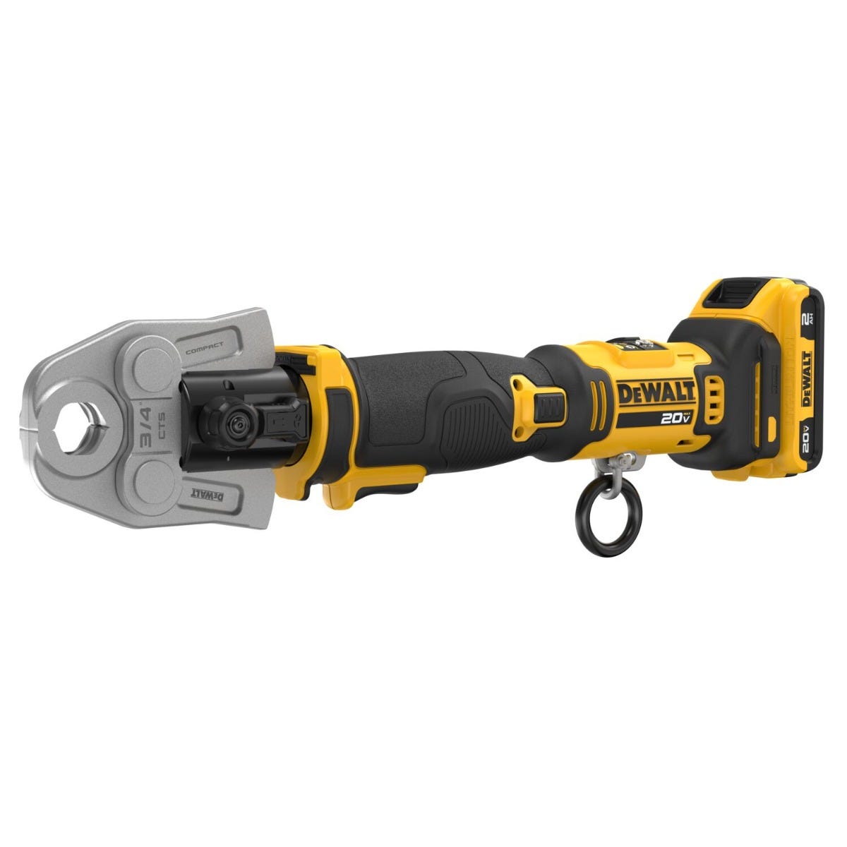 DeWalt DCE210D2K 20V MAX Compact Press Tool 2.0Ah Kit w/ CTS Jaw Set
