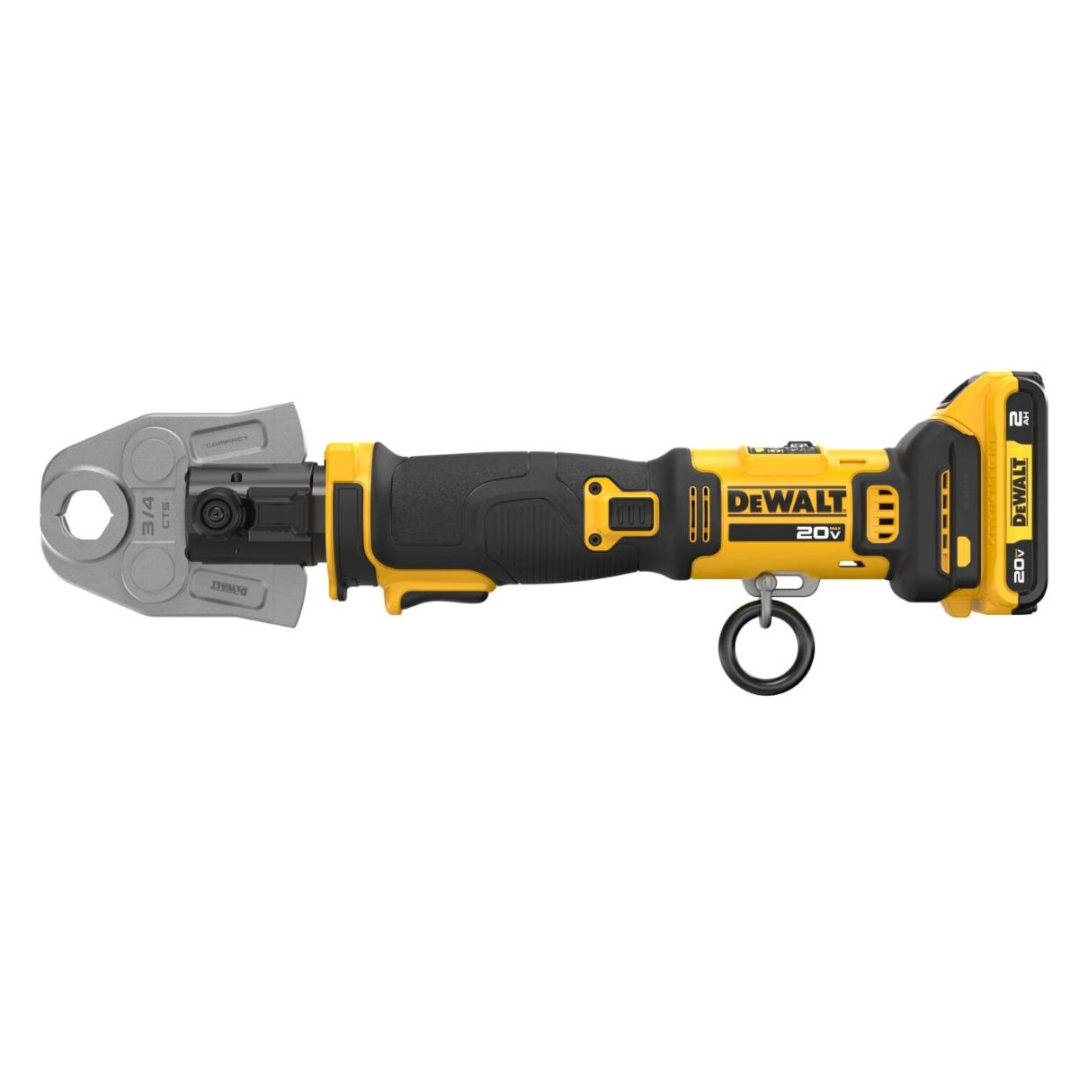 DeWalt DCE210D2K 20V MAX Compact Press Tool 2.0Ah Kit w/ CTS Jaw Set