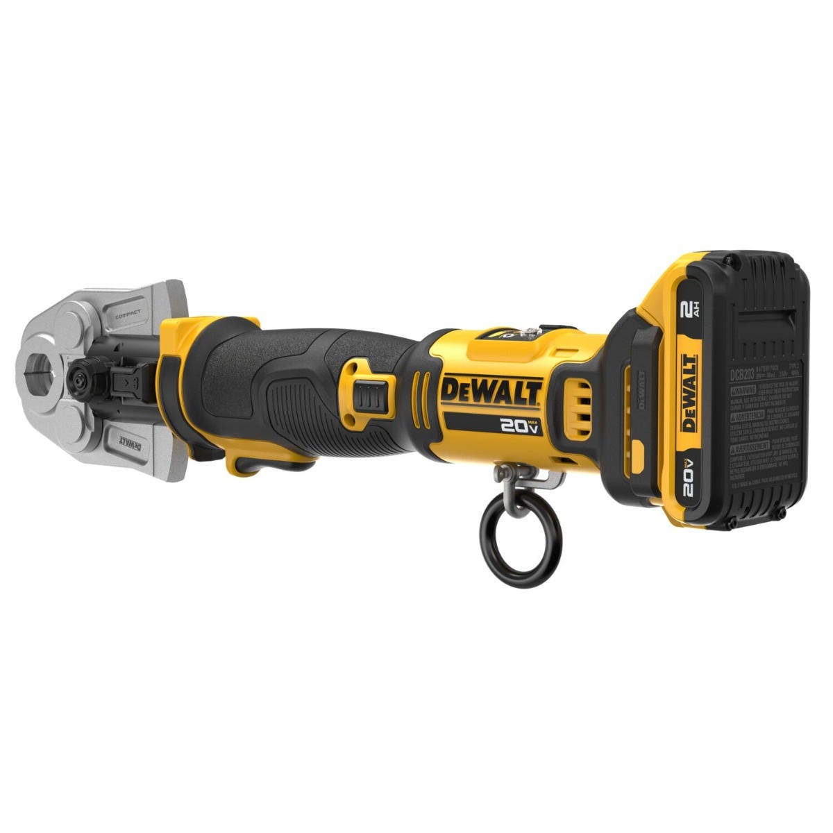 DeWalt DCE210D2K 20V MAX Compact Press Tool 2.0Ah Kit w/ CTS Jaw Set